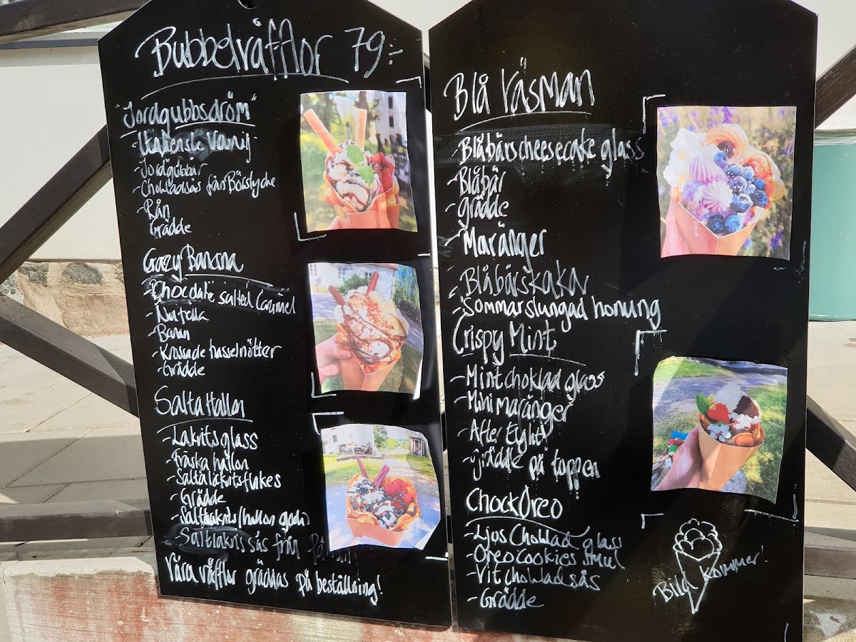 Hammarbacken Ludvika menu board