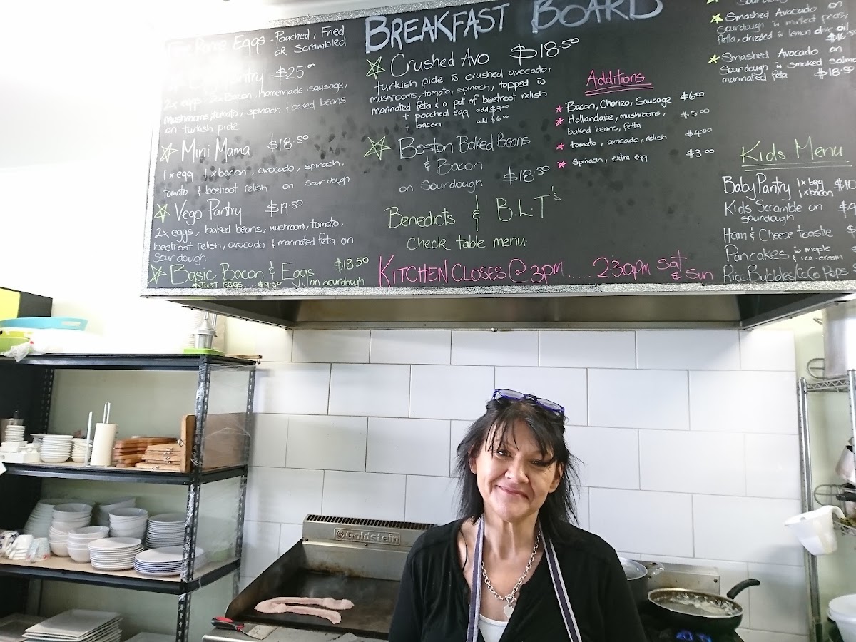 Rosie's Kitchen Pantry menu board