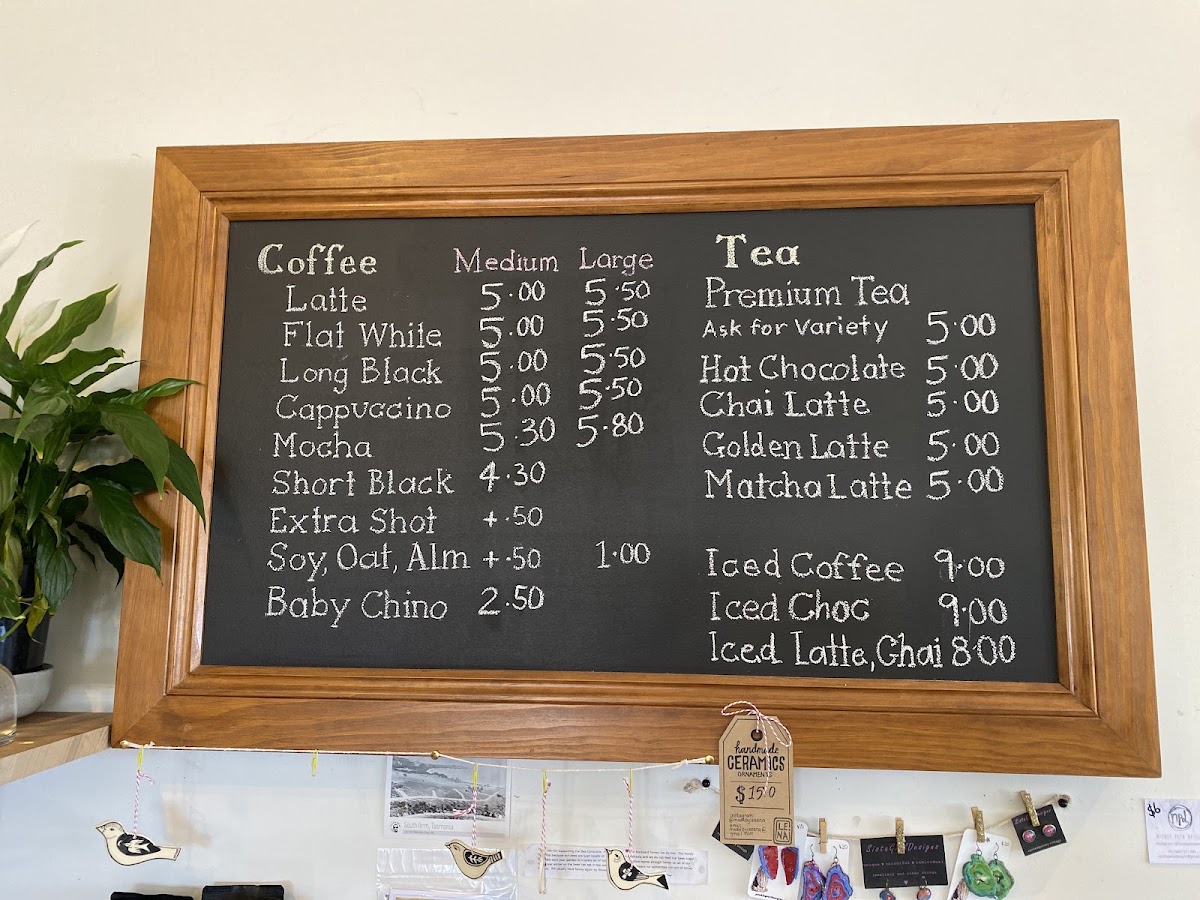 Touch of the MO menu board