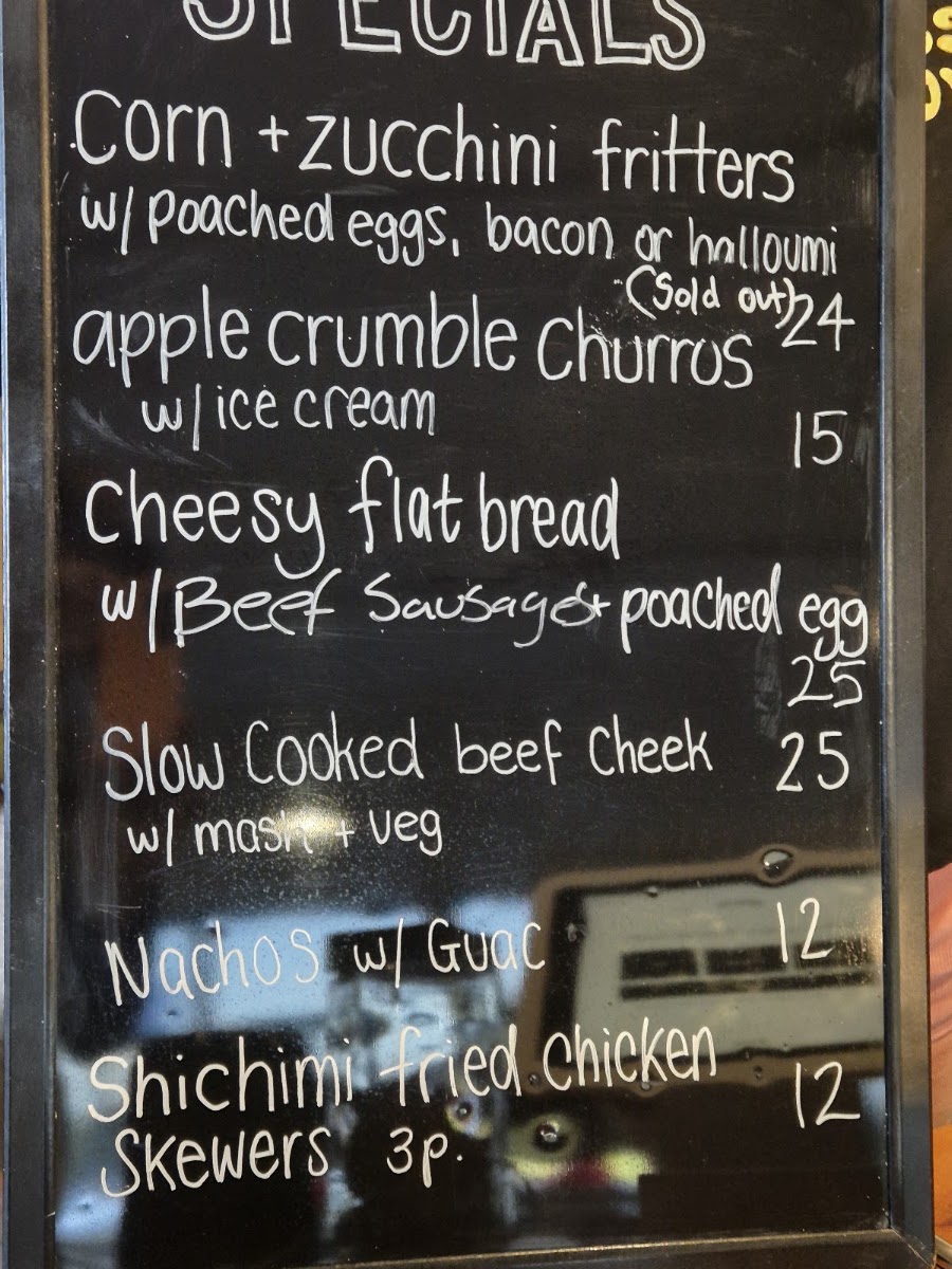 Touch of the MO menu board