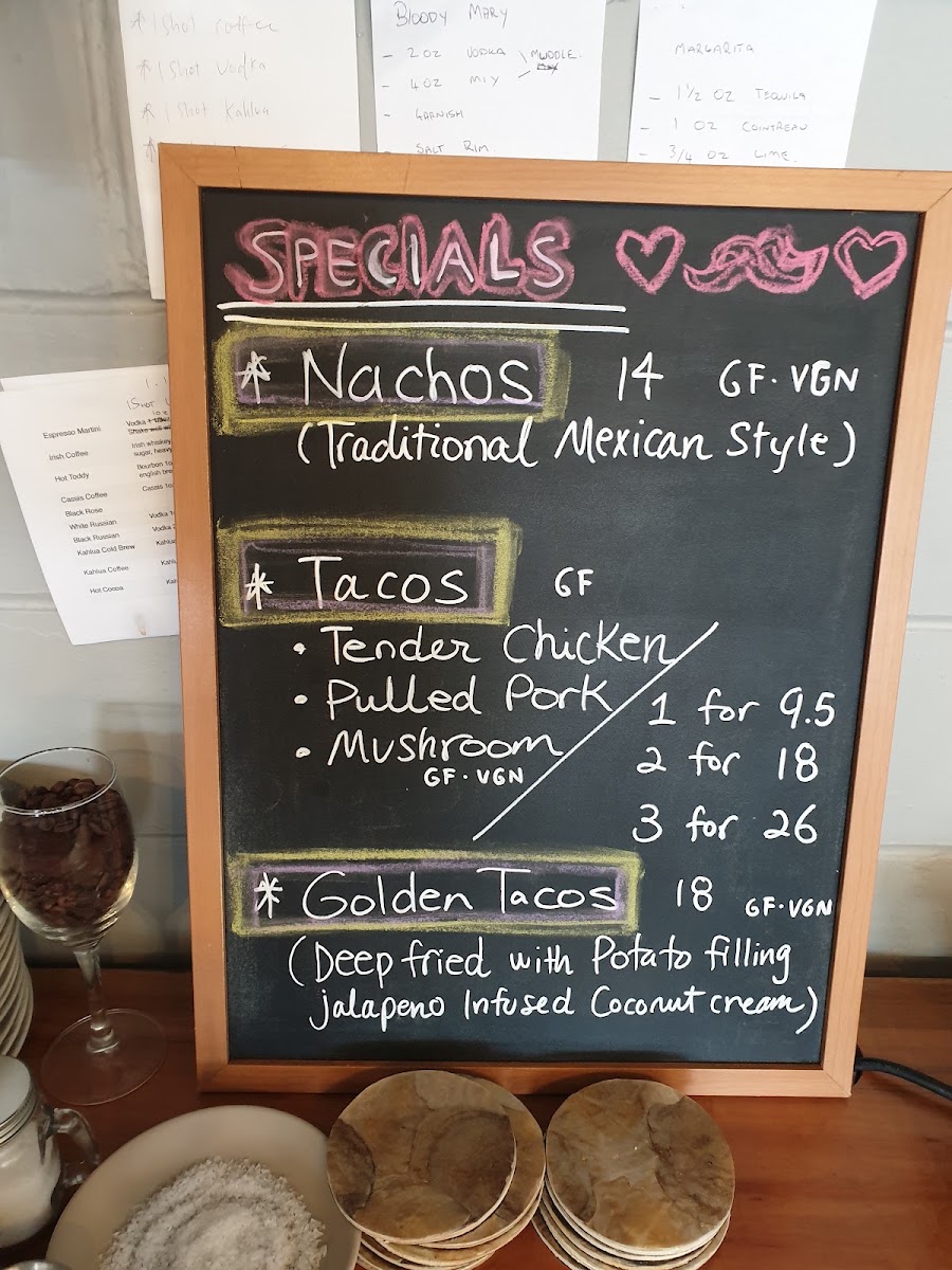 Touch of the MO menu board