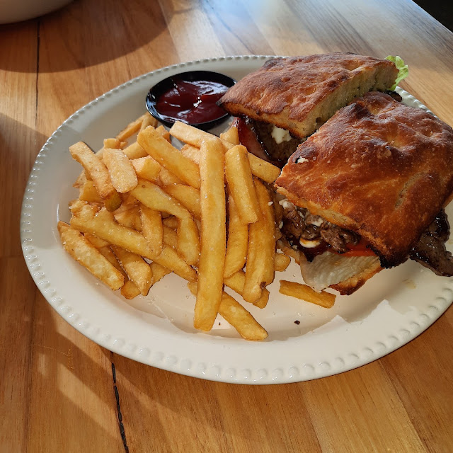 Steak Sandwich in House Made Turkish Bread