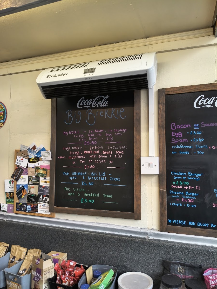 Big Brekkie menu board