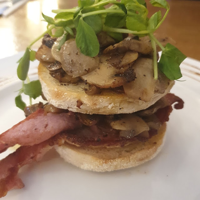 Bacon & Mushroom Muffin