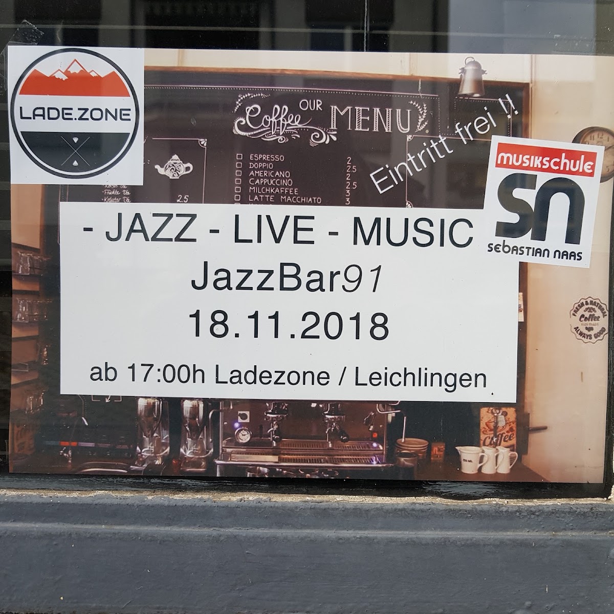LADEZONE menu board