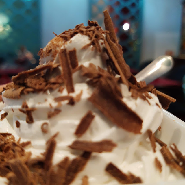 Extra de Chantilly Com Raspas de Chocolate