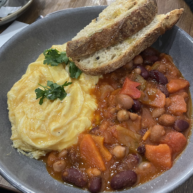 Green Eggs and Beans Plus Chirizo