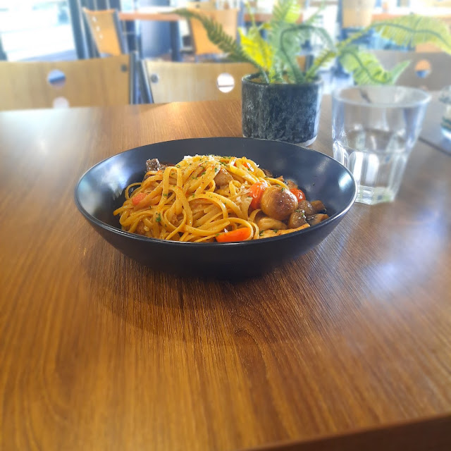 Chicken Pasta with Mushrooms