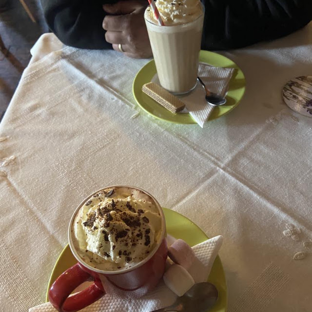 Ice Coffee and Hot Chocolate