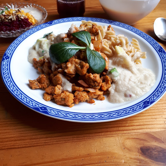Vegane Carbonara