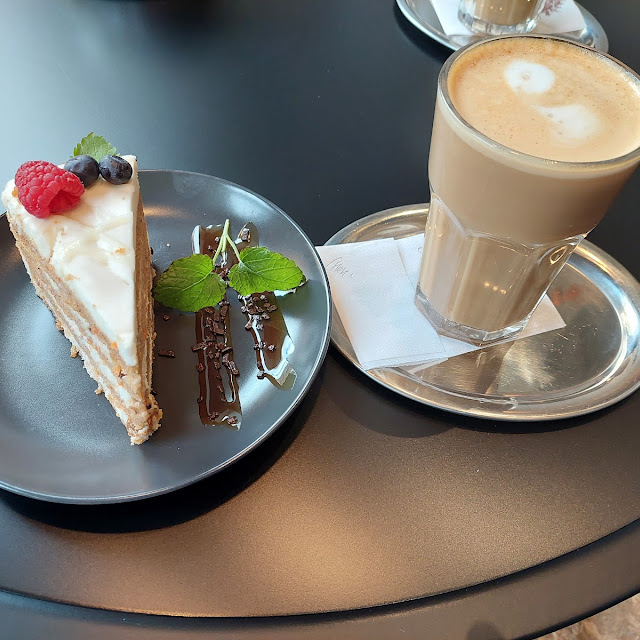 Lagkage Og Kaffélatte Chokolade