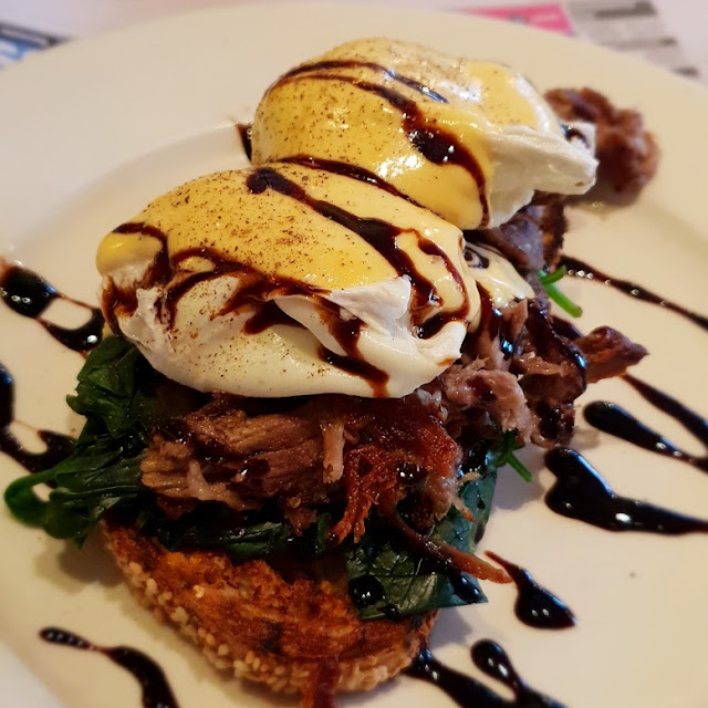 Beef or Bacon Benedict