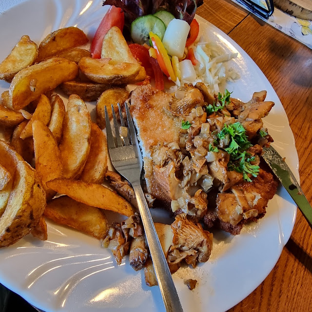 Schnitzel Mit Pfifferlingen