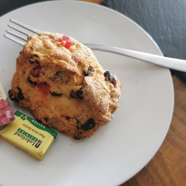 Fruit Scones with Clotted Cream