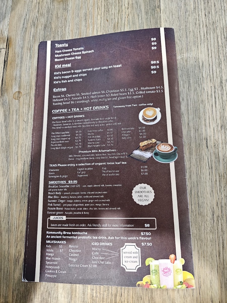 Esprezzo menu board