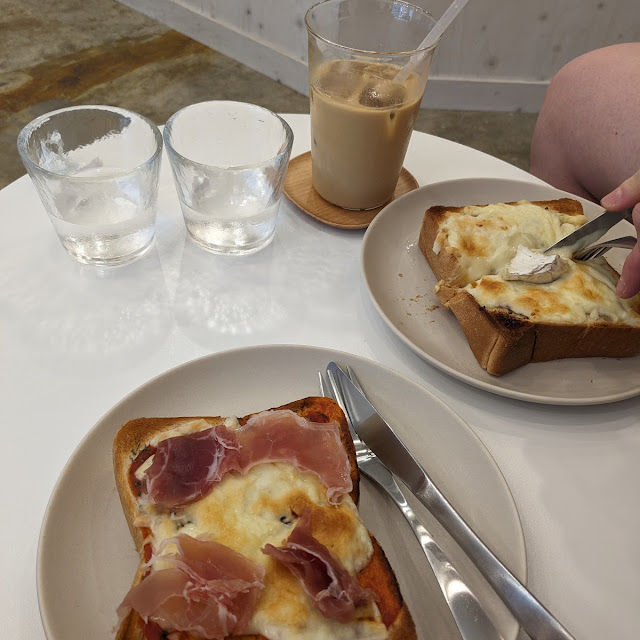 Honey Mustard Cheese Toast