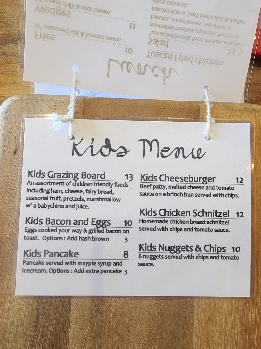 Macchinetta Coffee House menu board