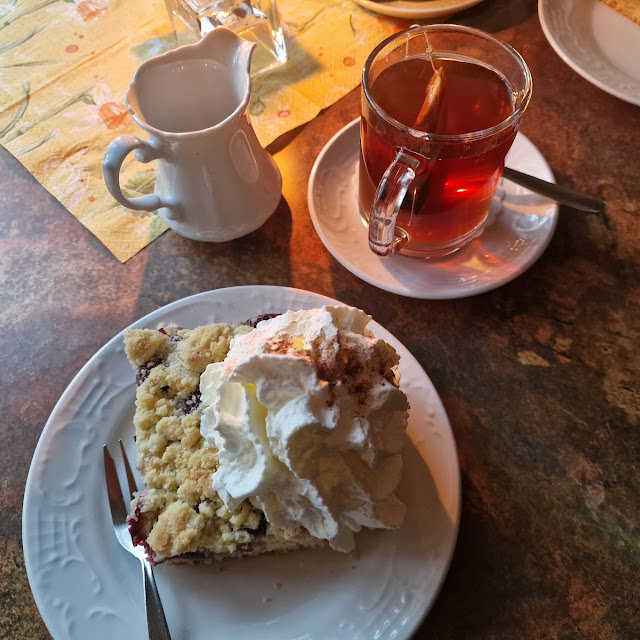 Kirschstreuselkuchen Mit Sahne