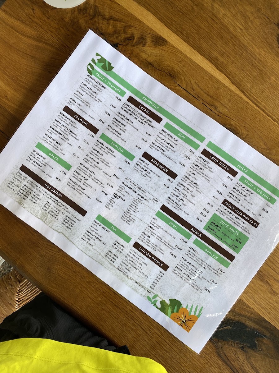 Nobbys Shack menu board