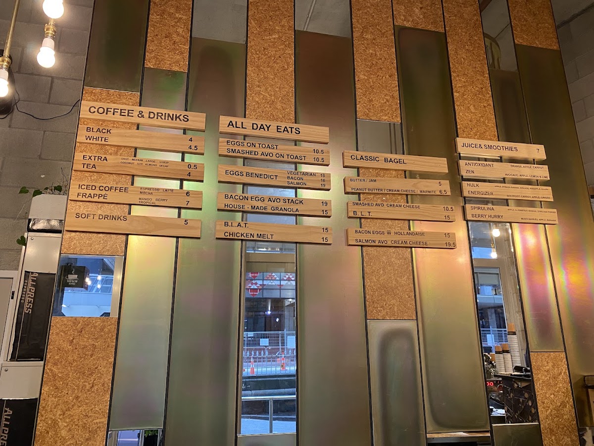 BESPOKE coffee specialist menu board
