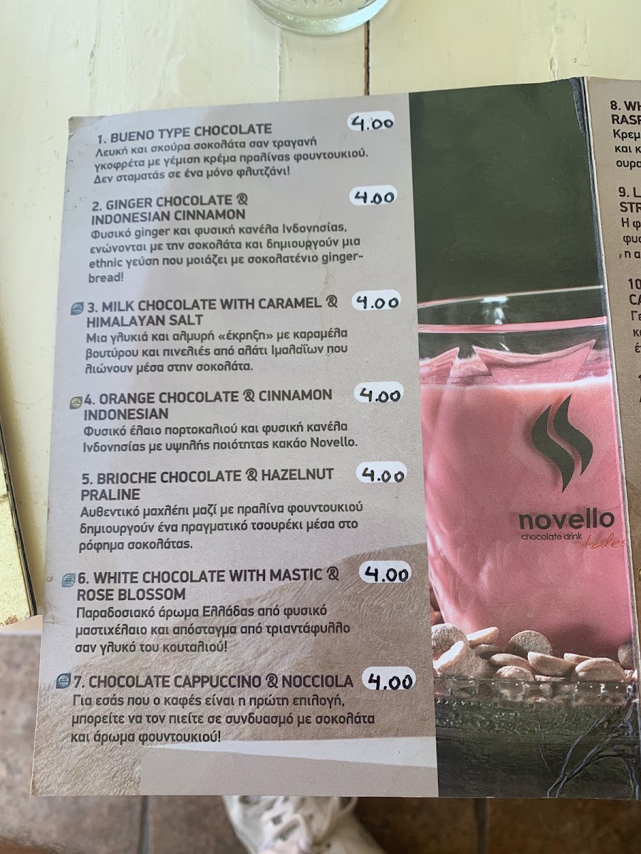 Maistrali Cafe menu board