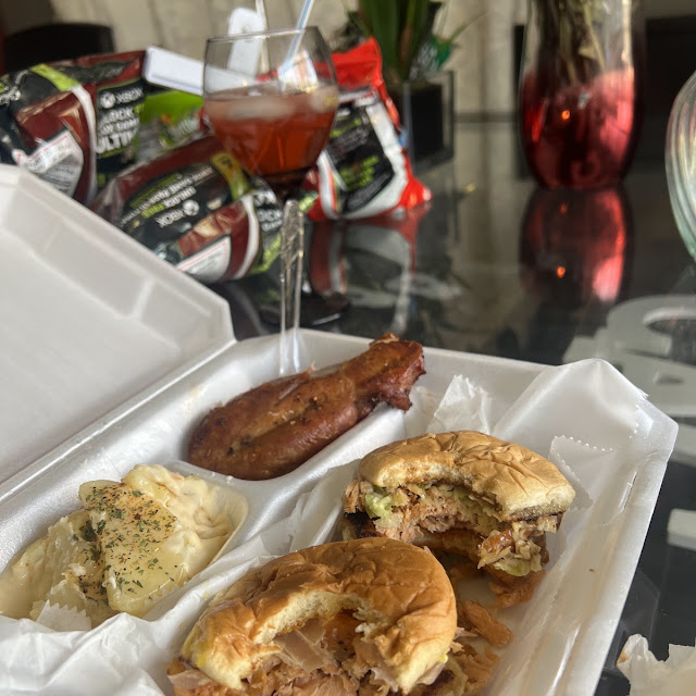 Salmon Sliders Turkey Rib Gouda Potatoes