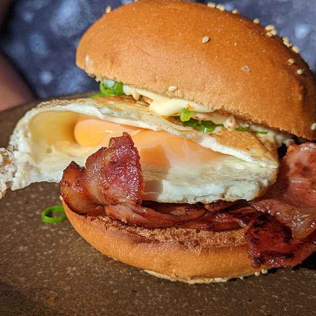Egg and Bacon Roll