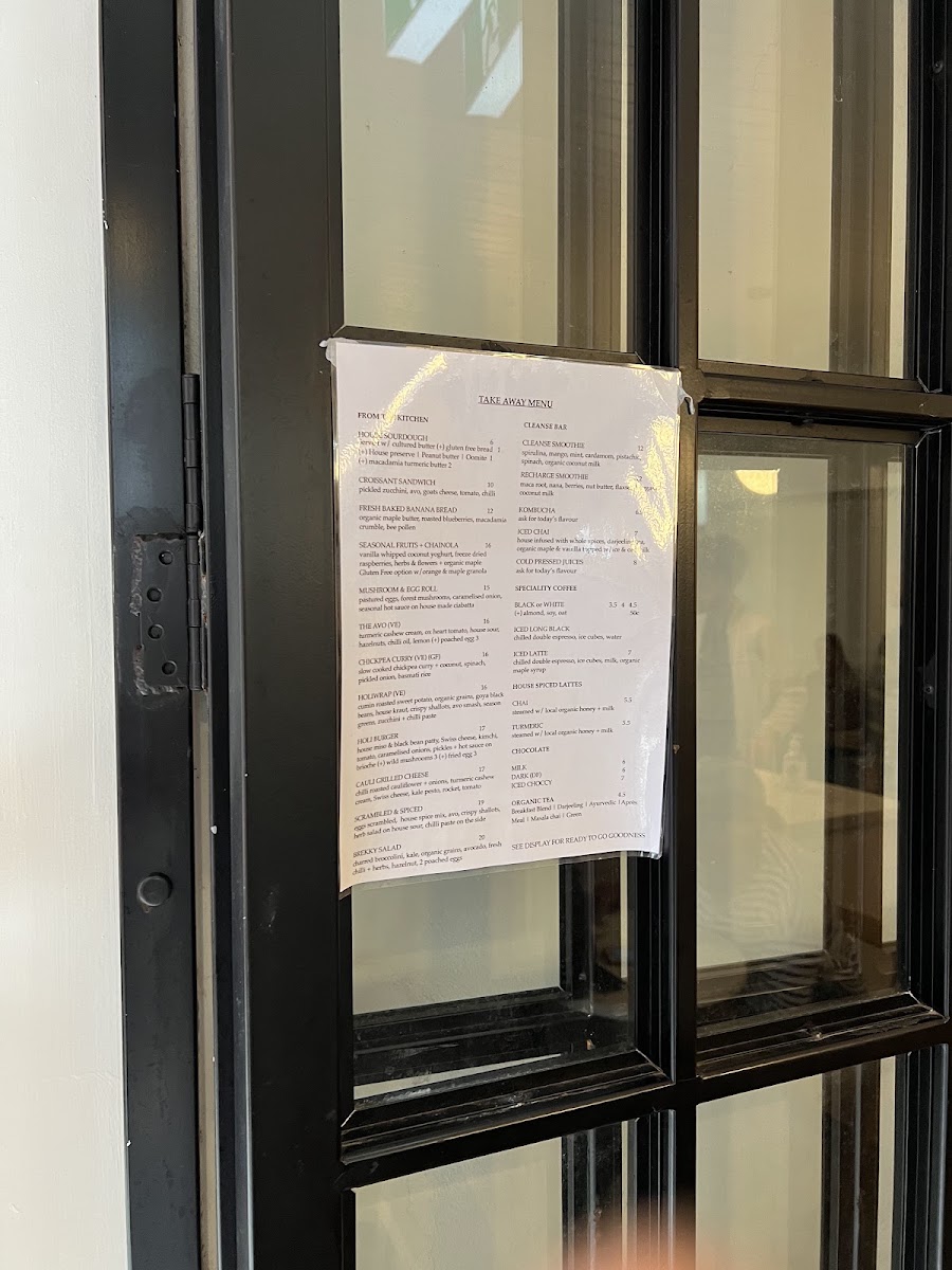 Holi Crop menu board
