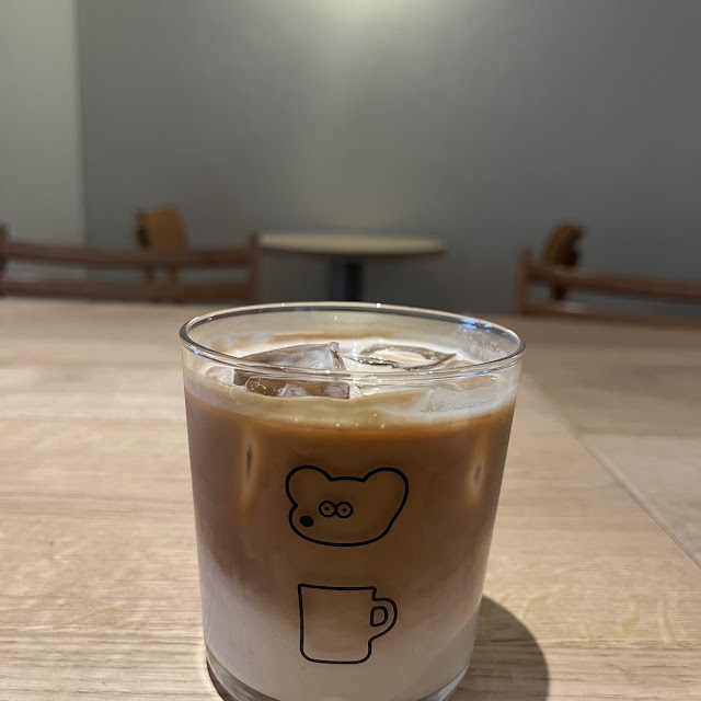 Iced Latte in Glass Cup