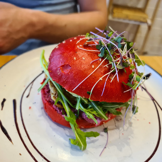 Avocado and Halloumi Burger