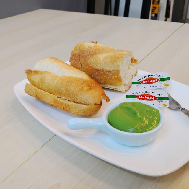 Baguette with Butter N Kaya