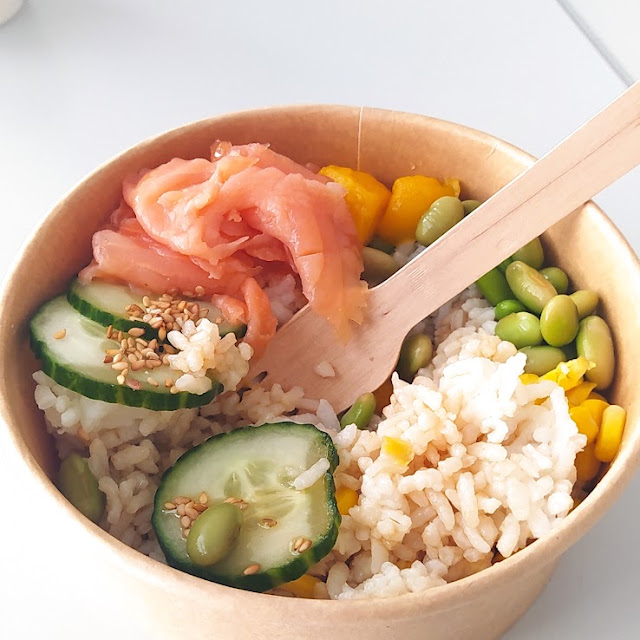 Poke Bowl Saumon Teriyaki