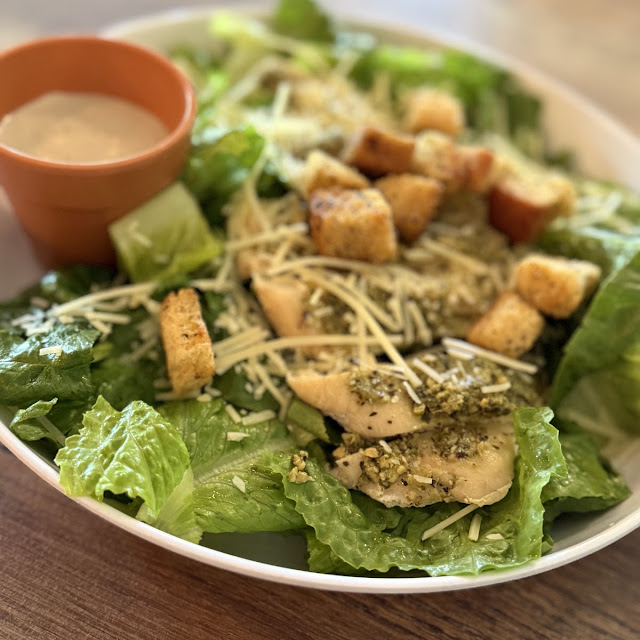 Pesto Chicken Caesar Salad