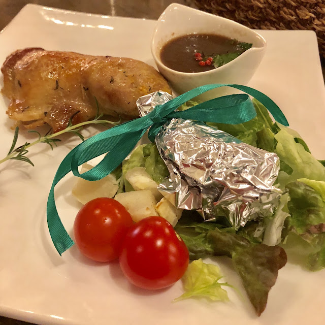 4月food ハニーマスタードチキン