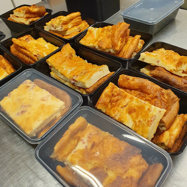 Portions Förpackad Fläskpannkaka