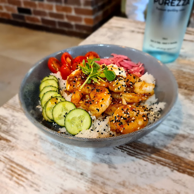 Sesame Prawn Rice Bowl