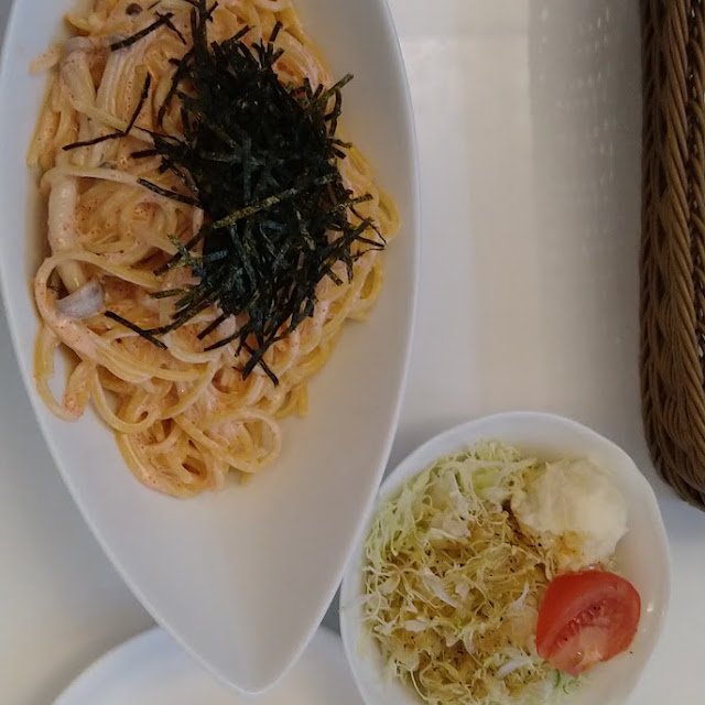 明太クリームスパゲティ