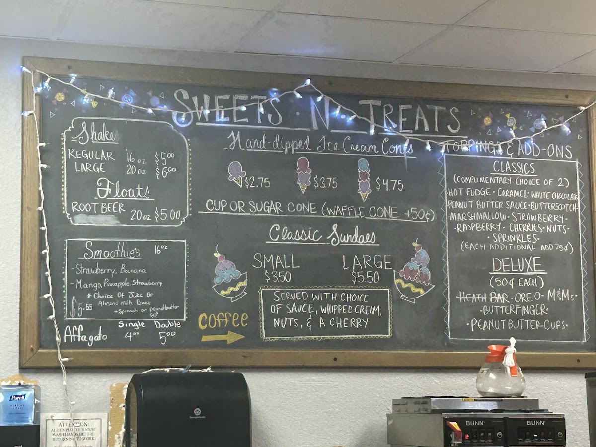 Java N Jive menu board
