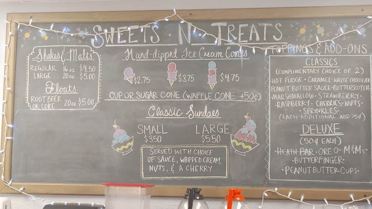 Java N Jive menu board