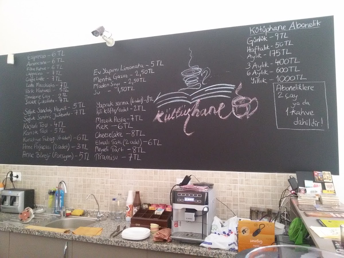 Kulturhane menu board