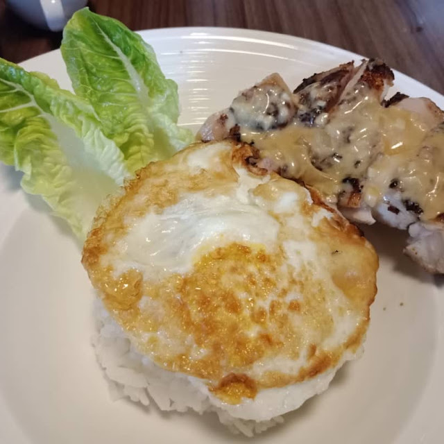 Mushroom Chicken Rice