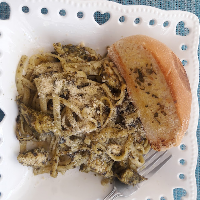 Chicken Pesto Linguine