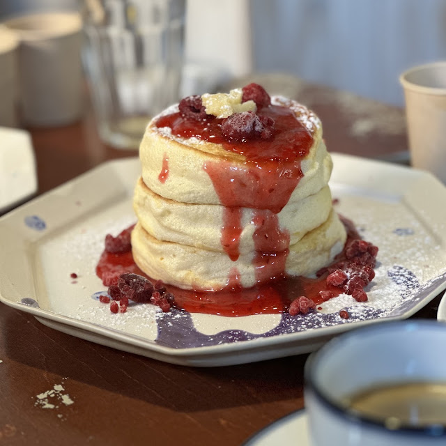 ブルーベリーのパンケーキ