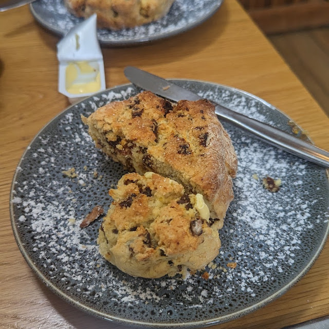 Date and Orange Scone
