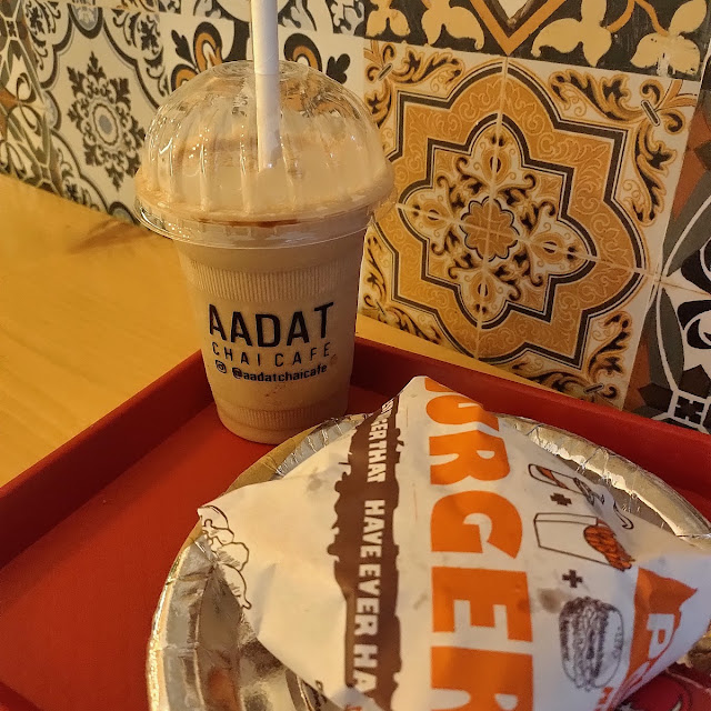Burger Ane Chilled Latte