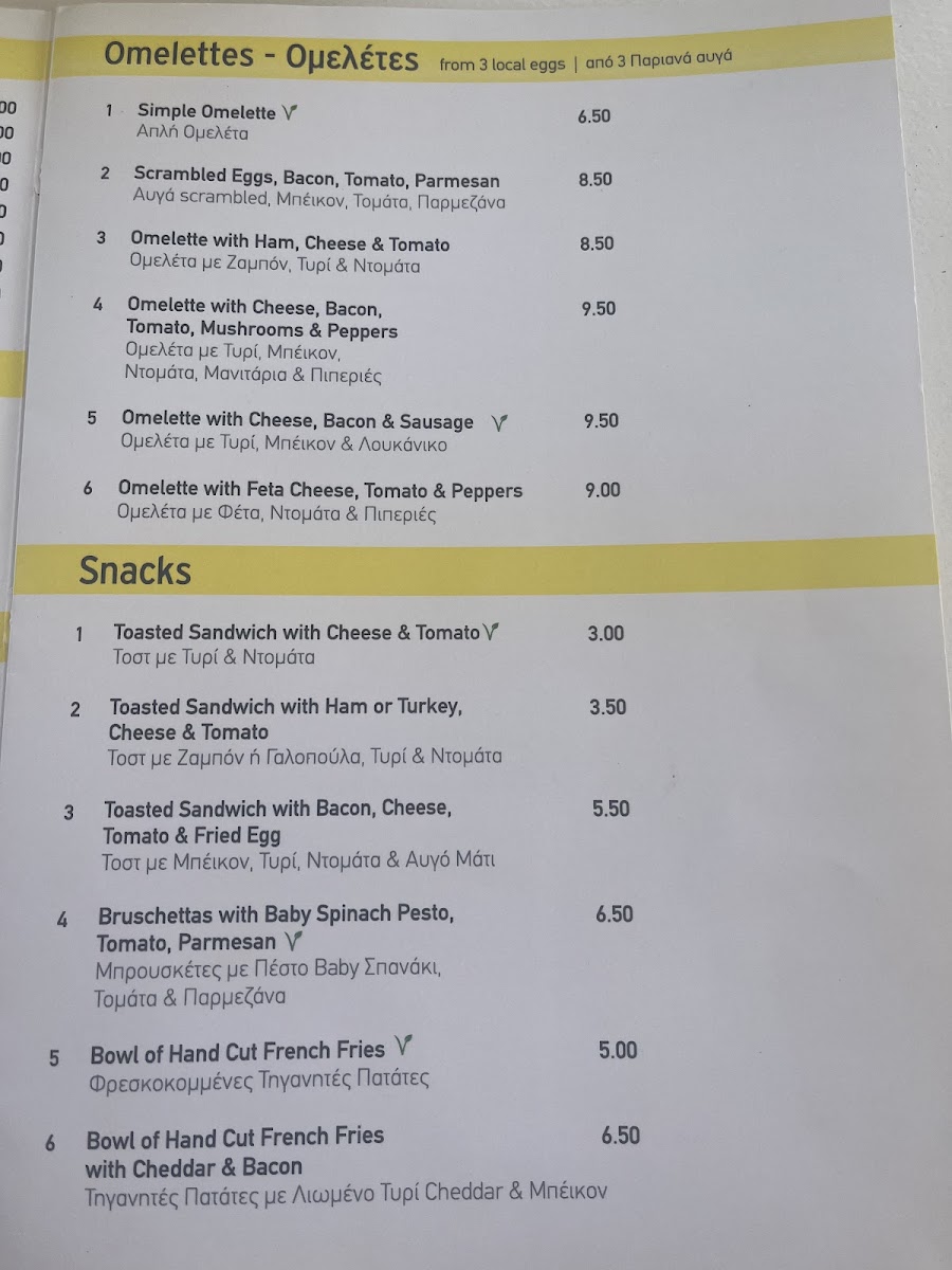 KAITAS -Paros Kite Pro Center-Eurodivers menu board