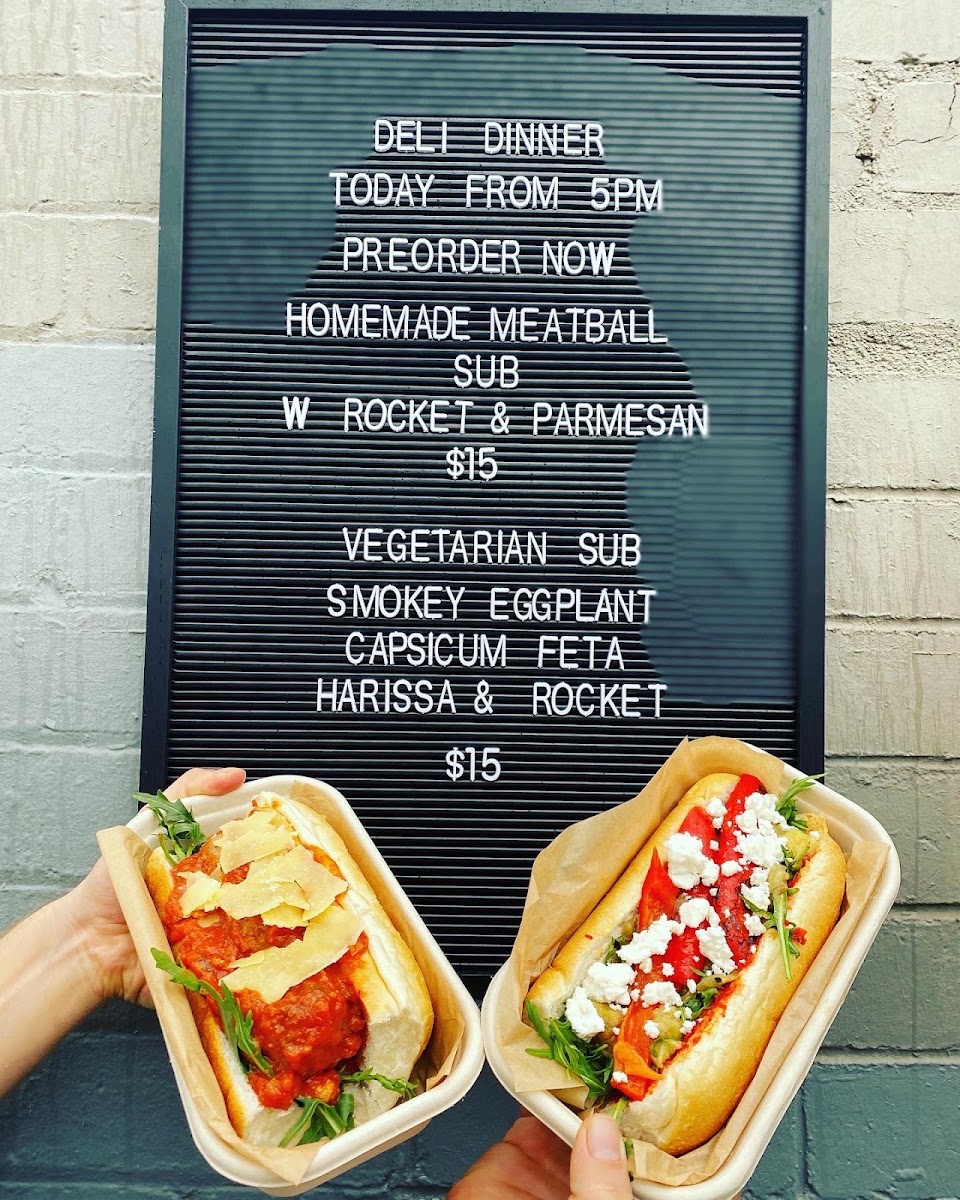 Windsor Deli menu board