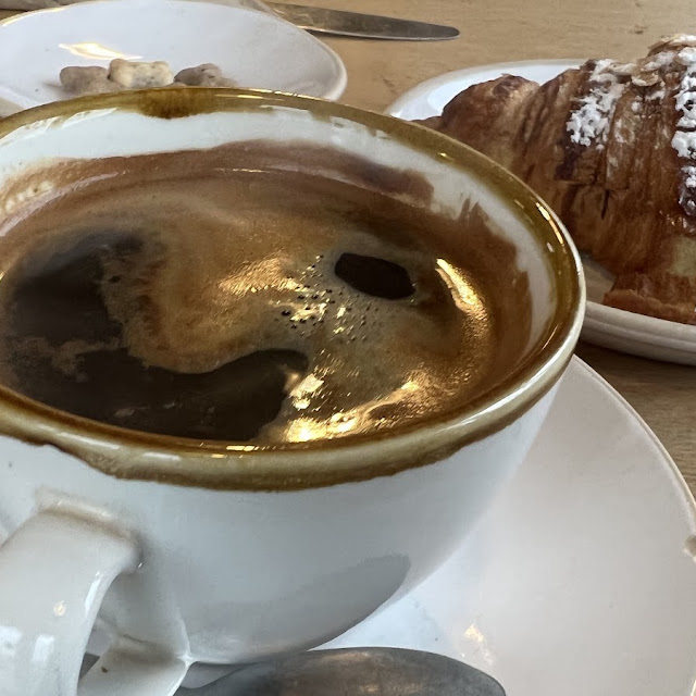Coffee and Almond Croissant