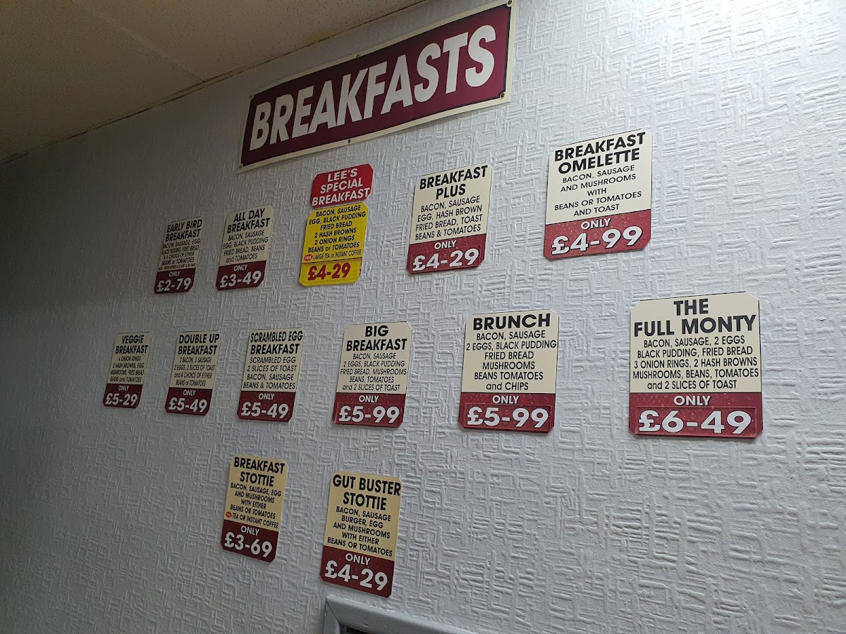 Cafe L menu board