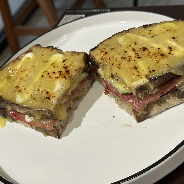 Truffle Mushroom Croque Monsieur